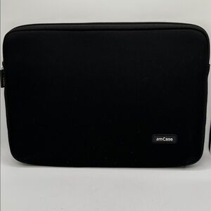 amCase neoprene black tablet case/pouch